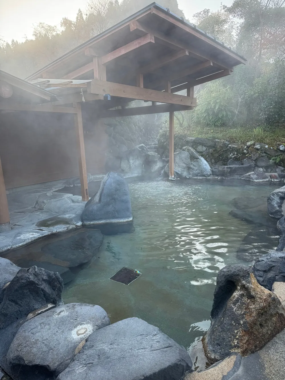 在露臺享受的早餐、新鮮的空氣和美味的食物